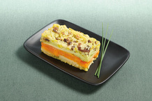 Millefeuille de légumes au cantal AOP