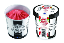 Sorbet plein fruit fraise Senga Sengana