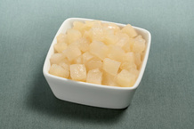 Poire en cubes