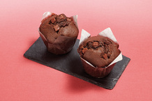 Muffin tulipe tout chocolat