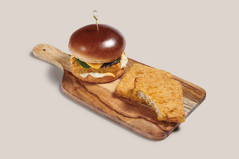 Colin d'Alaska en fish'n chips préfrit MSC pour burger