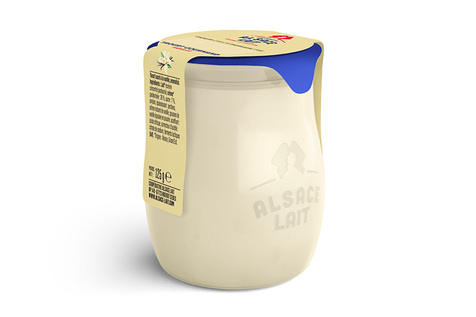 Yaourt brassé aromatisé vanille