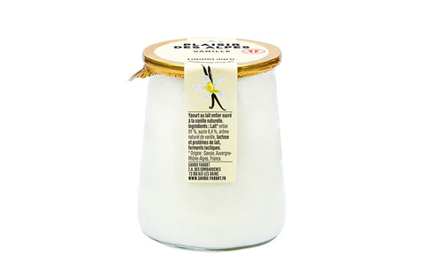 Yaourt saveur vanille