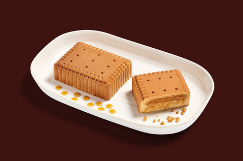 Biscuit trompe l'oeil speculoos caramel