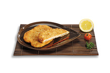 Escalope de dinde panée à l'italienne cuite à coeur