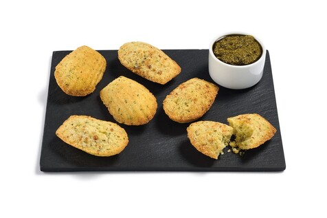 Mini madeleine au pesto