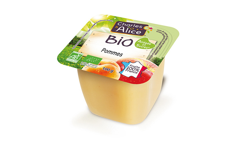 Compote de pomme sans sucres ajoutés BIO