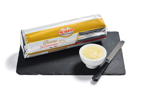 Beurre doux gastronomique en rouleau