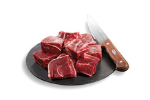 Sauté de noix de joue de boeuf pour bourguignon