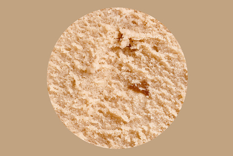Glace marron avec brisures de marrons glacés