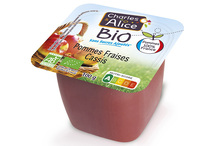 Compote de pomme fraise cassis sans sucres ajoutés BIO