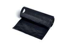 Sac poubelle noir 110 l à lien coulissant Sac poubelle noir 110 l à lien coulissant