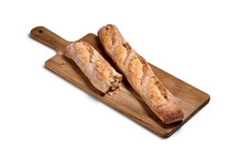 Baguette cuite sur sole Baguette cuite sur sole