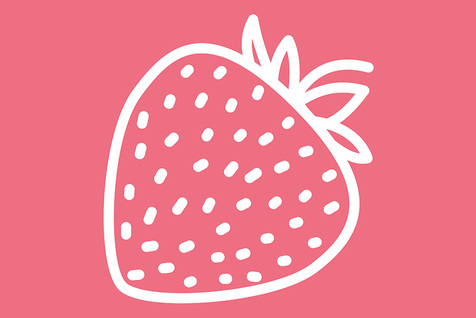 Crème glacée fraise avec morceaux de fraise Nestlé