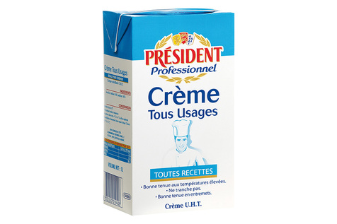 Crème stérilisée UHT