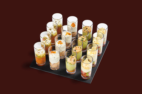 Verrines cocktail assorties