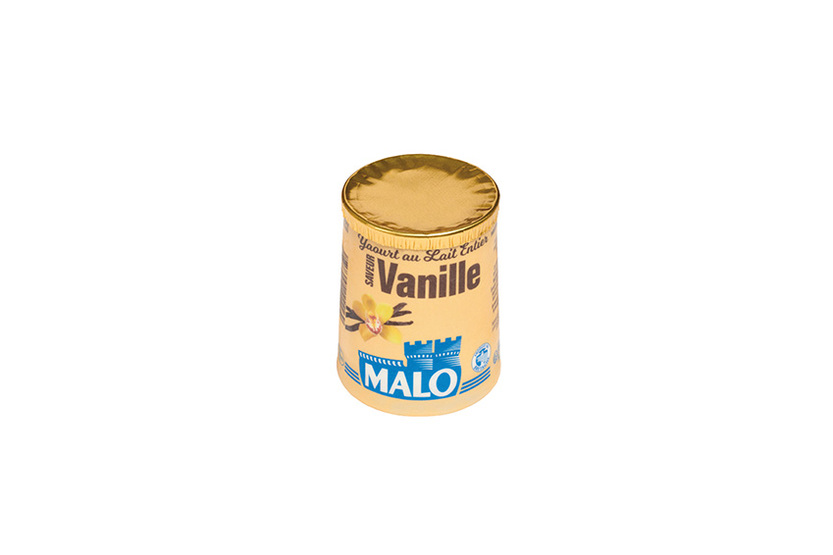 Yaourt au lait entier saveur vanille