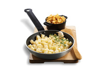 Pomme rissolée en cubes