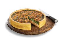 Quiche gourmande aux deux saumons et épinard