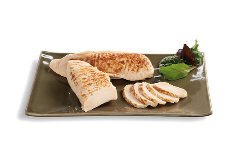 Filet de poulet cuit grillé