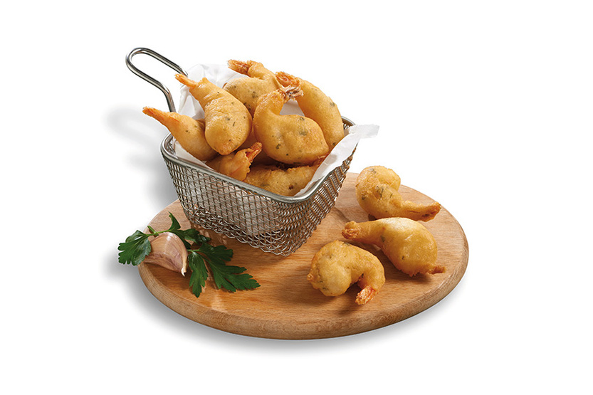 Beignet de crevette ail et persil