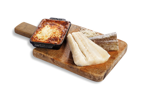 Portion de morue dessalée
