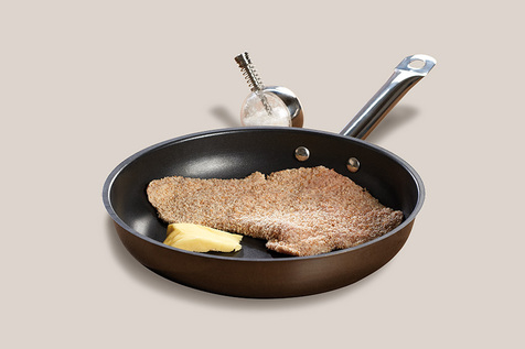 Escalope de veau crue à la milanaise