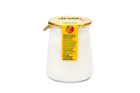 Yaourt brassé sucré à l'abricot