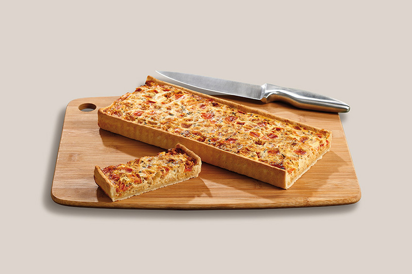 Tarte tomate-chèvre-basilic