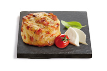 Gratin de pomme de terre, tomate et mozzarella