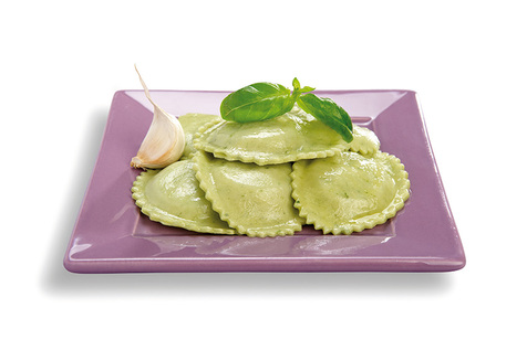 Tortelli mozzarella-pesto