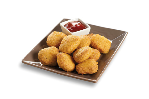 Nuggets de poulet cuit à coeur