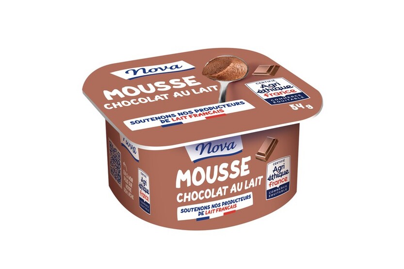 Mousse au chocolat au lait Agri-Ethique France