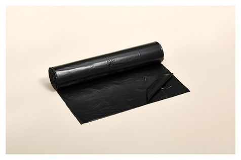 Sac poubelle noir à lien incorporé