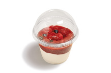 Couvercle pot à dessert avec insert transparent 270 ml
