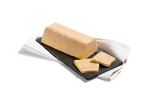 Terrine de bloc de foie gras de canard mi-cuit