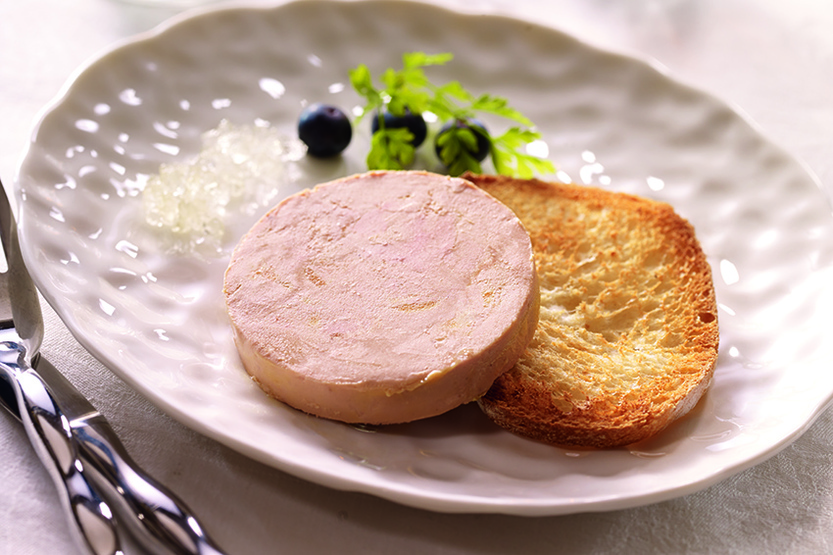 Bloc de foie gras de canard 30 % morceaux à l'Armagnac IGP SO