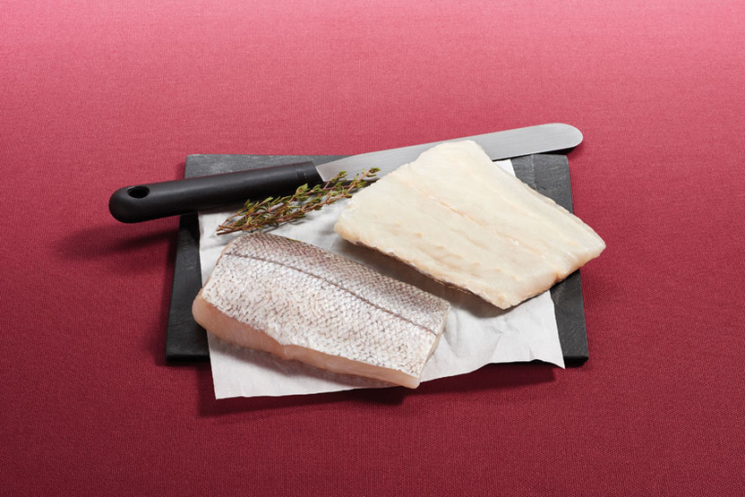 Filet découpé de merlu