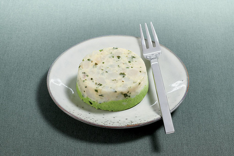 Tartare de Saint-Jacques et crème verte