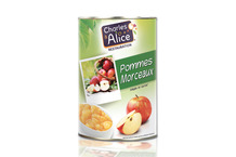 Compote de pomme avec morceaux allégée en sucre Compote de pomme avec morceaux allégée en sucre