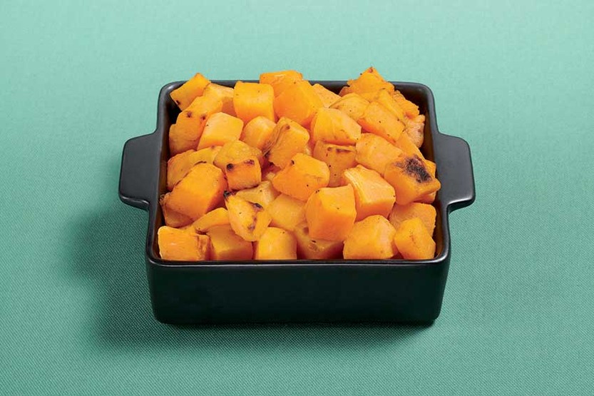 Cubes de butternut grillé