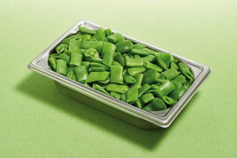 Haricot plat coupé
