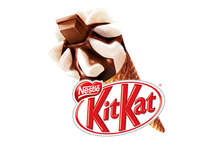Cône Kit Kat vanille-cacao