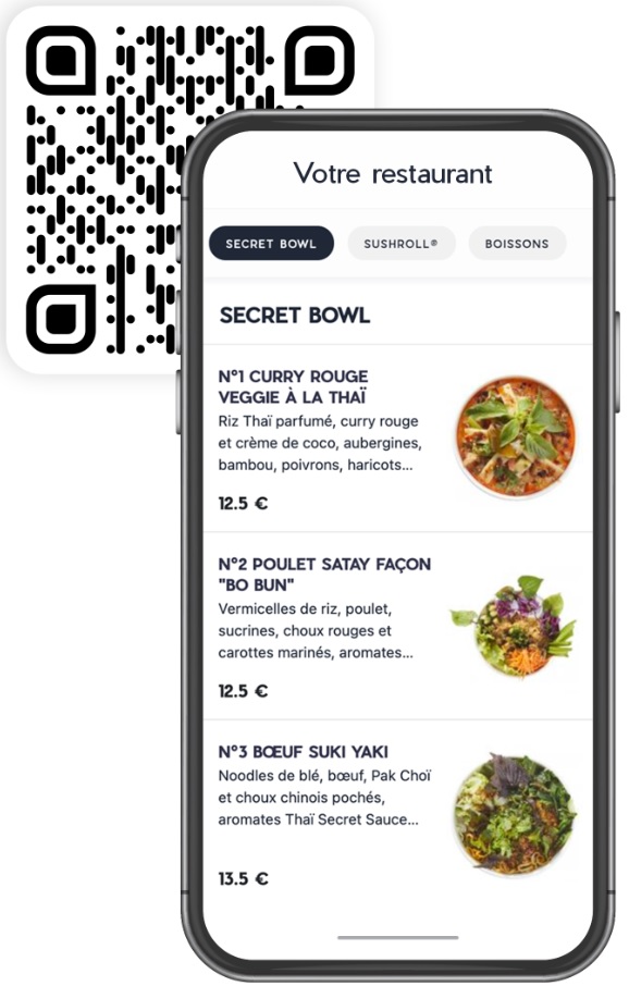 menu mobile restaurants