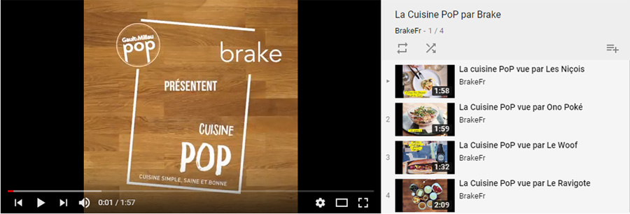 Découvrez notre playlist Cuisine PoP !