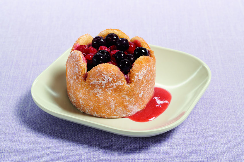 Charlottine vanille fruits rouges